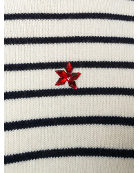 Chinti Parker Embroidered Stripe Sweater