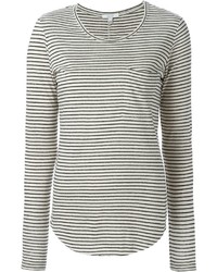Dagmar Eli Striped Pocket Sweater
