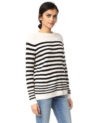 Vince Engineered Striped Pullover