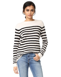 Vince Engineered Striped Pullover