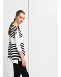 Mango Horizontal Stripe Sweater
