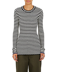 Proenza Schouler Irregular Striped Silk And Cashmere Sweater