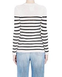 Etoile Isabel Marant Isabel Marant Toile Striped Emsley Sweater White
