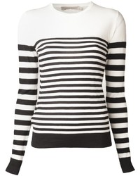 Jason Wu Cashmere Striped Pullover Sweater
