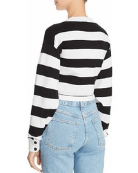 Rag & Bone Jean Striped Cropped Sweater