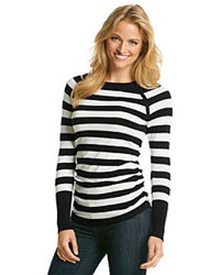 Love Always Striped Boatneck Sweater