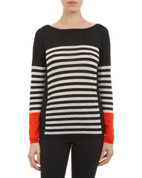 !iTEM M Patmos M Patmos Mariner Boatneck Black White Stripe