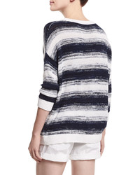 Vince Ombre Striped Pullover Sweater