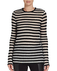 Rachel Zoe Striped French Terry Pullover