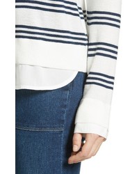 Joie Rika J Layered Look Stripe Sweater