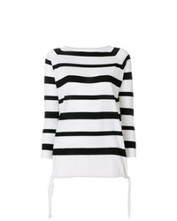 Moncler Striped Boat Neck Sweater