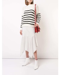 Loewe Striped Cable Knit Jumper
