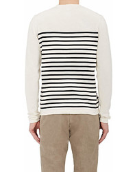 Piattelli Striped Cotton Crewneck Sweater