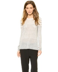 Vince Striped Crew Sweater