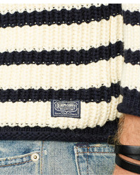 Denim & Supply Ralph Lauren Striped Roll Neck Sweater