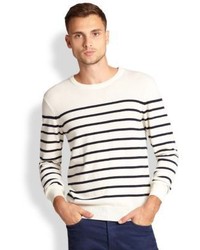 A.P.C. Wool Cashmere Breton Stripe Sweater