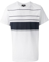 A.P.C. Block Stripe T Shirt