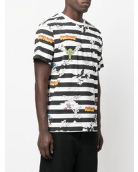 RIPNDIP All Over Stripe Print T Shirt