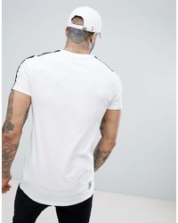 Puma Archive T7 Stripe T Shirt In White 57501502