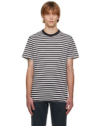 Norse Projects Black White Niels Classic Stripe T Shirt