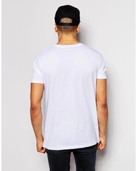 Asos Brand Longline Stripe T Shirt With Relaxed Skater Fit