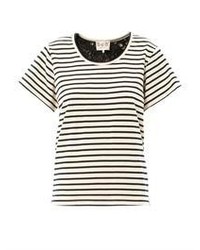 Sea Breton Stripe And Lace T Shirt