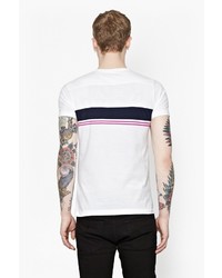 French Connection Colourful Stripe Pocket T Shirt