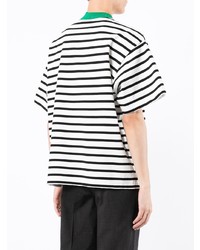 Kolor Contrast Striped T Shirt
