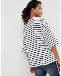 Asos Design Oversized Stripe T Shirt
