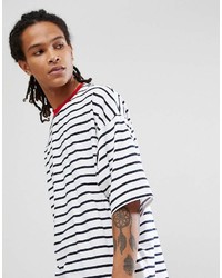 Asos Design Oversized Stripe T Shirt