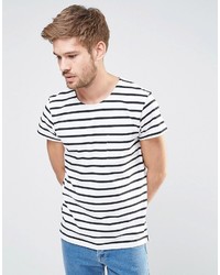 Selected Homme Stripe T Shirt With Pocket