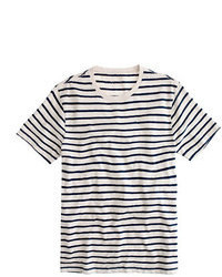 Saint Laurent Horizontal Stripe Short Sleeve T Shirt Blackwhite | Where ...