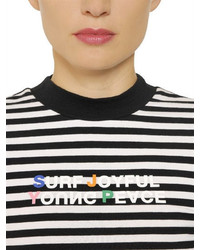 SteveJ & YoniP Joyful Striped Techno Jersey T Shirt