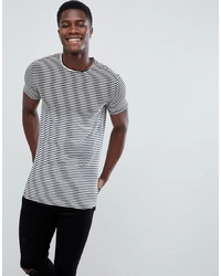 ONLY & SONS Longline Stripe T Shirt