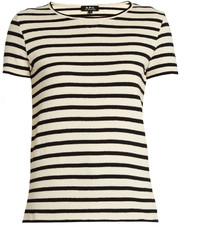 A.P.C. Lynn Striped Cotton T Shirt