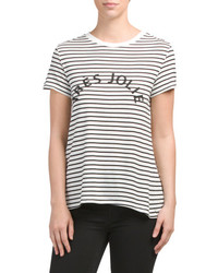 Made In Usa Tres Jolie Striped Tee