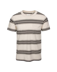 7 For All Mankind Modern Stripe Pocket T Shirt