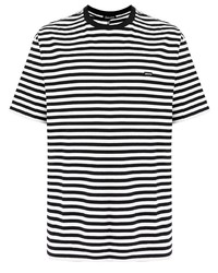 Undercoverism Neck Piping Striped T Shirt