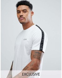 Nicce London T Shirt With Side Stripes