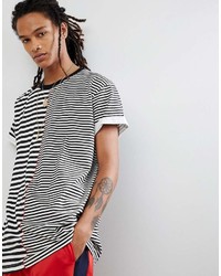 Night Addict Split Stripe Oversize T Shirt, $20, Asos