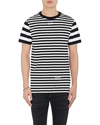Off White Co Virgil Abloh Xo Barneys New York Frame Of Mind Striped Cotton T Shirt