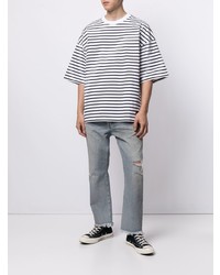 Mastermind Japan Oversized Striped T Shirt