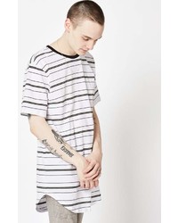 Pacsun Jolla Striped Scallop T Shirt