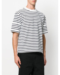 Sacai Short Sleeve Striped T Shirt