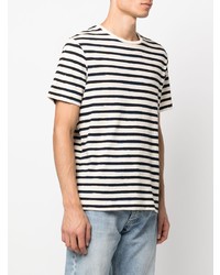 Orlebar Brown Stripe Print Short Sleeve T Shirt