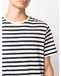 Orlebar Brown Stripe Print Short Sleeve T Shirt