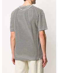 Roberto Collina Stripe Print T Shirt