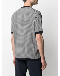 Drumohr Stripe Print T Shirt