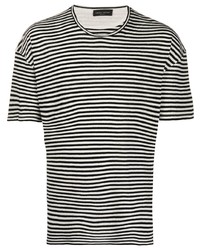 Roberto Collina Stripe Print T Shirt