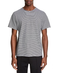 Ovadia & Sons Stripe Raw Edge T Shirt